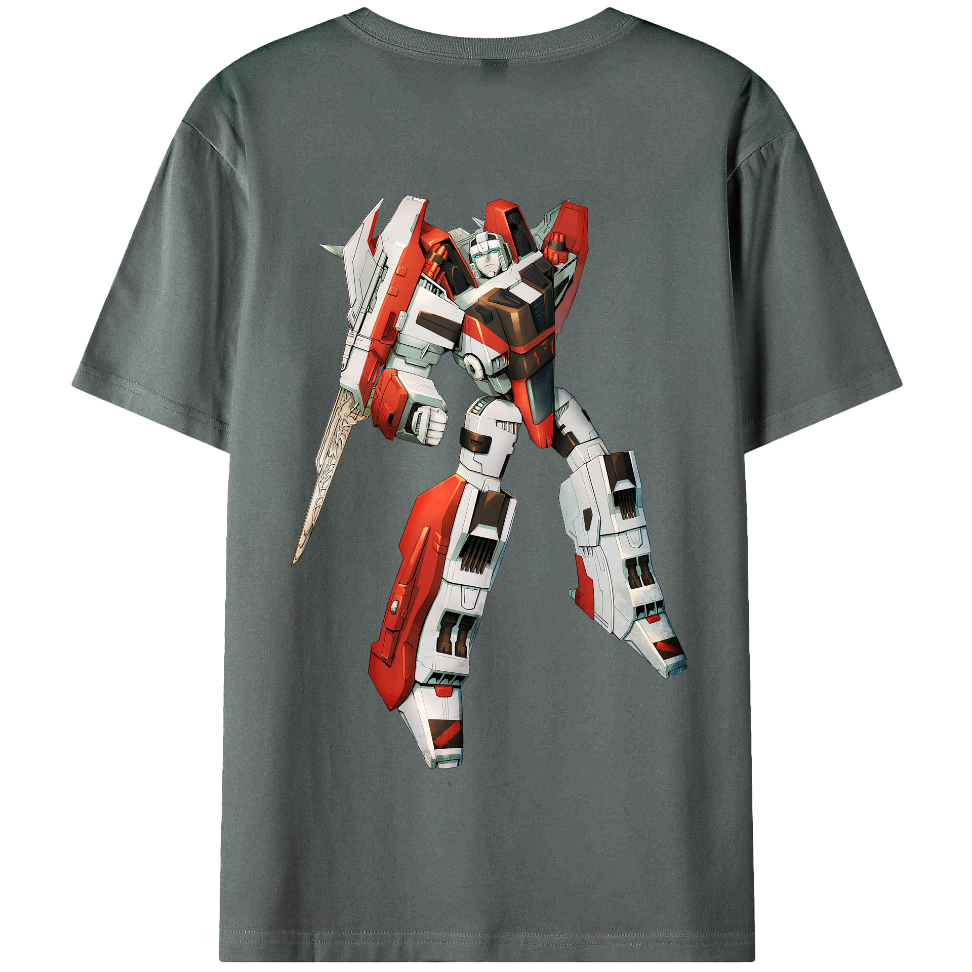 （画像用） Transformers トランスフォーマー 綿100％半袖Tシャツ（背面プリント）
